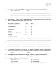 Form OP-110250 Attachment A Telework Self-assessment Survey - Oklahoma, Page 6