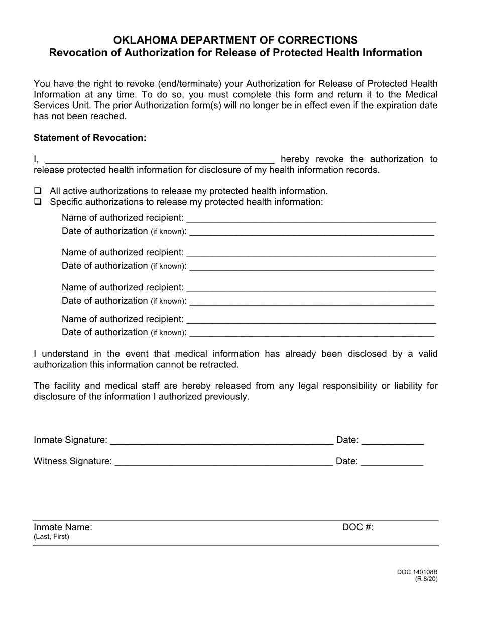 Form OC-140108B - Fill Out, Sign Online and Download Printable PDF ...