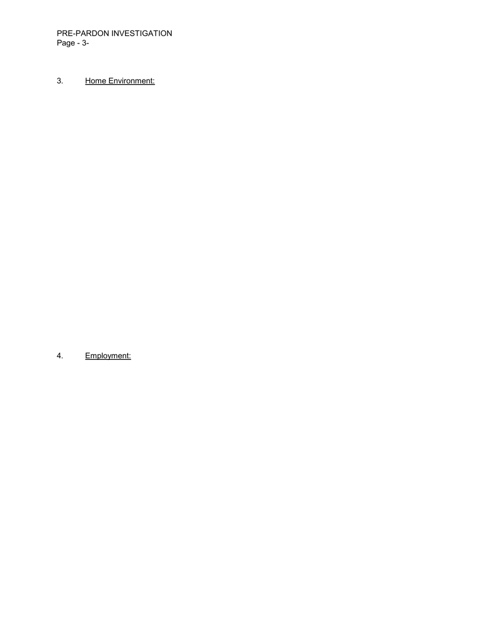 Form OP-160301A Pre-pardon Investigation - Oklahoma, Page 3