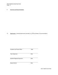 Form OP-160301A Pre-pardon Investigation - Oklahoma, Page 6