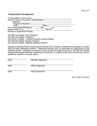 Form OP-160901G Imposition of Intermediate Sanctions (For Temporary Incarceration in a Designated Odoc Facility) - Oklahoma, Page 2