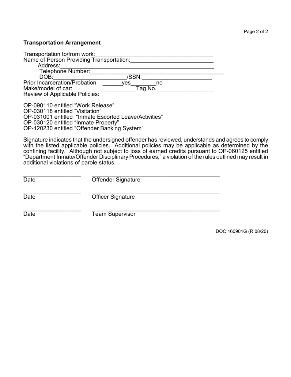 Form OP-160901G - Fill Out, Sign Online And Download Printable PDF ...