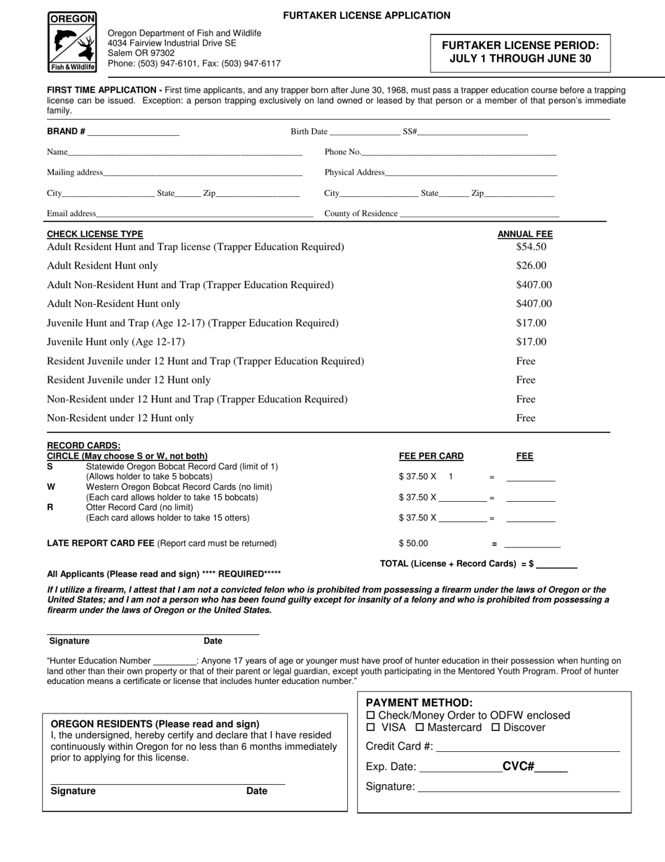 oregon-furtaker-license-application-download-printable-pdf-templateroller