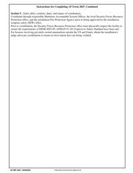 AF IMT Form 2047 Explosives Facility License, Page 4