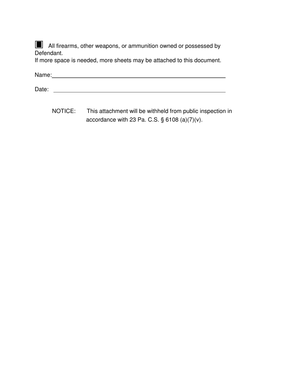 Petition for Protection From Abuse - Pennsylvania, Page 9