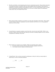 Application for Broker of Household Goods in Use - Pennsylvania, Page 7