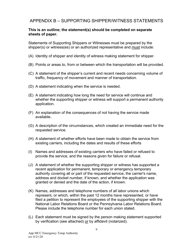 Emergency Temporary Authority Application - Pennsylvania, Page 11