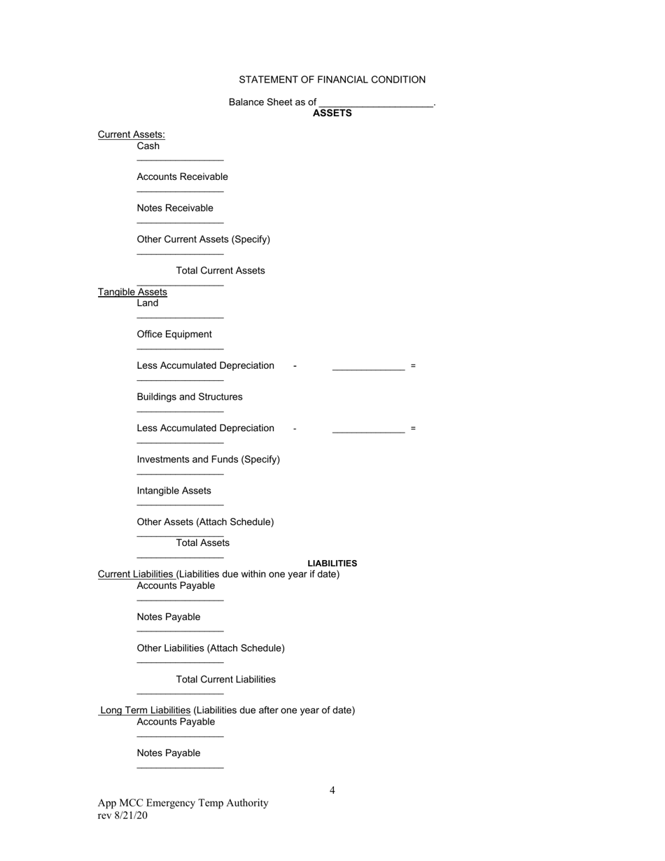 Emergency Temporary Authority Application - Pennsylvania, Page 6