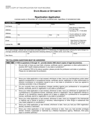 Reactivation Application - Pennsylvania, Page 3