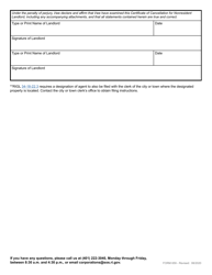 Form 659 Certificate of Cancellation for Nonresident Landlord - Rhode Island, Page 3