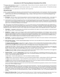 Form UCC3 Ucc Financing Statement Amendment - Rhode Island, Page 3