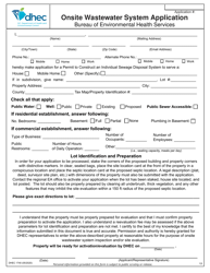 DHEC Form 1740 Onsite Wastewater System Application - South Carolina, Page 8