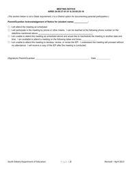 Meeting Notice - South Dakota, Page 2