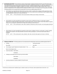 Form MH-4385 Initial Application for License to Operate a Facility and/or Service Providing Mental Health, Substance Abuse, or Personal Support Services - Tennessee, Page 2