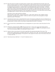 Form PET387 (RV-00112) Transportation Fuel Equity Return - Tennessee, Page 3