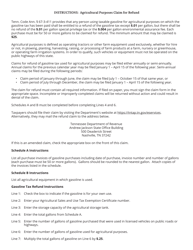 Form PET353 (RV-R0008301) Agricultural Purposes Claim for Refund - Tennessee, Page 3