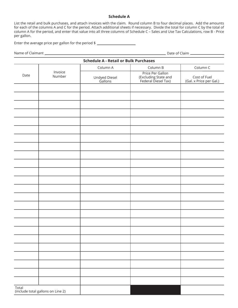 Form PET371 (RV-R0009101) End User Claim for Refund - Tennessee, Page 2