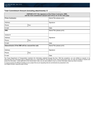 Form SMS.4901-MS Disadvantaged Business Enterprise (Dbe) Program Material Supplier Commitment Agreement Form - Texas, Page 2