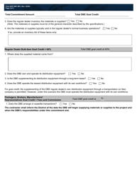 Form ADP-4901 M/S Disadvantaged Business Enterprise (Dbe) Program Material Supplier Commitment Agreement Form for Alternative Delivery Projects - Texas, Page 2