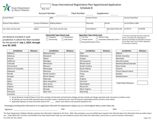 Form MCD-356 Texas International Registration Plan Apportioned Application - Texas, Page 2