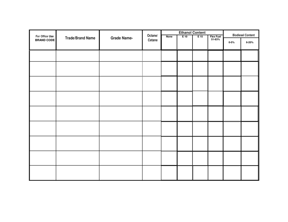 Application for Registration of Motor Fuels - Virginia, Page 3