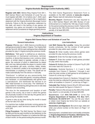 Form SK-1 Virginia Skill Games Return and Schedule of Local Tax - Virginia, Page 3