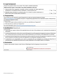 Form APR-622-189 Appraisal Management Company Owner Registration - Washington, Page 2