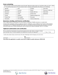 Form BLS-700-320 Private Investigative Agency/Principal Addendum - Washington, Page 2