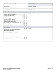 DSHS Form 06-184 Afh Capacity Increase Working Papers - Washington, Page 8