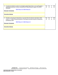DSHS Form 09-995 Companion Home Certification Evaluation - Washington, Page 16