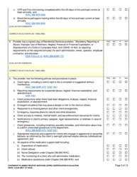 DSHS Form 10-639 Overnight Planned Respite Services (Oprs) Certification Evaluation - Washington, Page 3