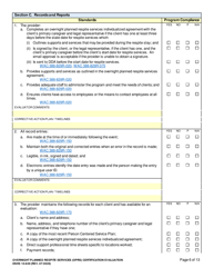 DSHS Form 10-639 Overnight Planned Respite Services (Oprs) Certification Evaluation - Washington, Page 6