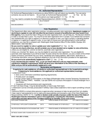 DSHS Form 14-001 Application for Cash or Food Assistance - Washington, Page 6