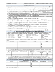 DSHS Formulario 14-001 Solicitud De Asistencia Alimenticia O De Dinero En Efectivo - Washington (Spanish), Page 4