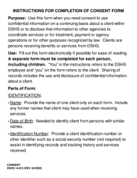 DSHS Form 14-012 Consent (Large Print) - Washington, Page 6