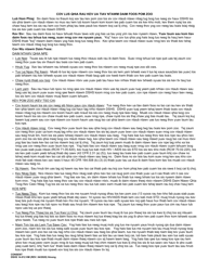 DSHS Form 14-012 Consent - Washington (Hmong), Page 2