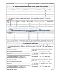 DSHS Form 14-078 Eligibility Review - Washington, Page 5