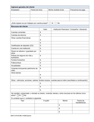 DSHS Formulario 14-416 Revision De Elegibilidad Para Servicios Y Apoyos a Largo Plazo - Washington (Spanish), Page 2