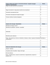 DSHS Formulario 14-416 Revision De Elegibilidad Para Servicios Y Apoyos a Largo Plazo - Washington (Spanish), Page 3