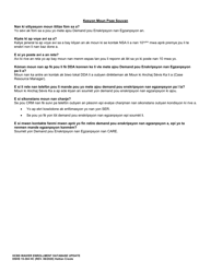DSHS Form 15-304 Hcbs Waiver Enrollment Database Update (Developmental Disabilities Administration) - Washington (Haitian Creole), Page 2