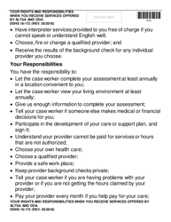 DSHS Form 16-172 Your Rights and Responsibilities When You Receive Services Offered by Aging and Disability Services Administration and Developmental Disabilities Administration (Large Print) - Washington, Page 2