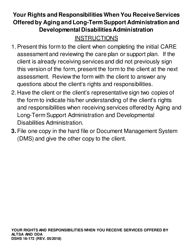 DSHS Form 16-172 Your Rights and Responsibilities When You Receive Services Offered by Aging and Disability Services Administration and Developmental Disabilities Administration (Large Print) - Washington, Page 6