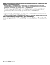 DSHS Form 27-122 Hcs / Aaa / Dda Individual Provider Contractor Intake - Washington (Portuguese), Page 2
