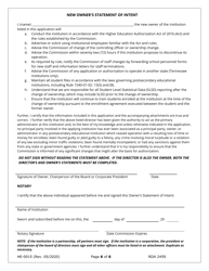 Form HE-0015 Application for Change of Ownership and Request for Conditional Authorization - Tennessee, Page 6