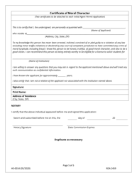 Form HE-0014 Application for Agent Permit - Tennessee, Page 5