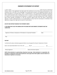 Form HE-0008 Application for Initial Authorization of a Postsecondary Educational Institution - Tennessee, Page 11