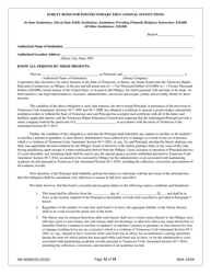 Form HE-0008 Application for Initial Authorization of a Postsecondary Educational Institution - Tennessee, Page 12