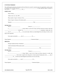 Form HE-0008 Application for Initial Authorization of a Postsecondary Educational Institution - Tennessee, Page 13