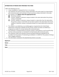 Form HE-0031 Information Request - Tennessee, Page 2