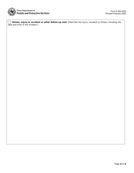 Form K-905-2403 Medical, Dental, Vision, Hearing, or Behavioral Health Appointment - Texas, Page 3